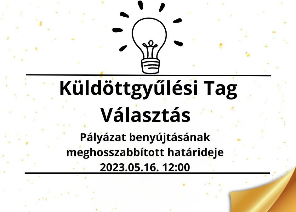 Küldöttgyűlési tag választás