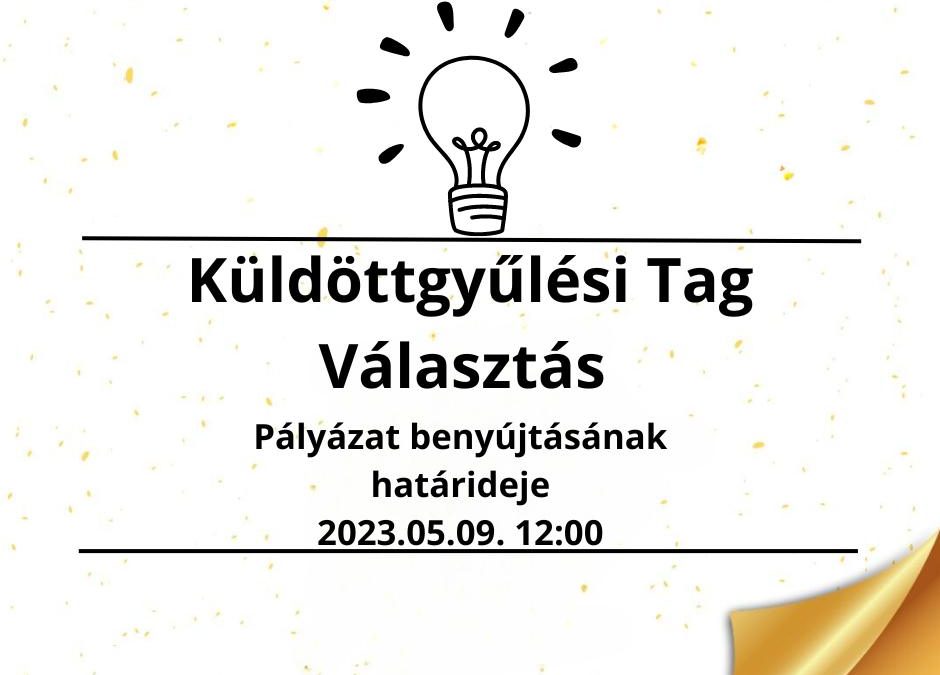 Küldöttgyűlés tag választás