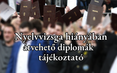 A nyelvvizsga hiányában átvehető diplomák