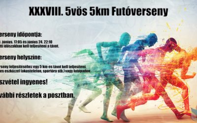 XXXVIII. 5vös 5km Futóverseny