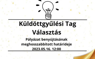 Küldöttgyűlési tag választás