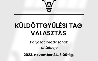 Küldöttgyűlési tag választás