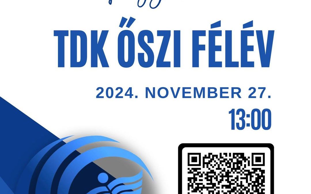 TDK 2024. őszi félév – Felhívás