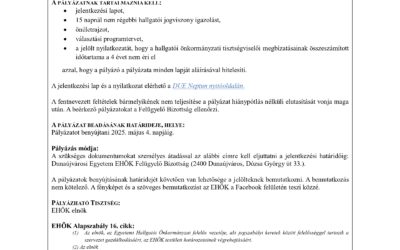 Elnökválasztási Pályázat – 2025