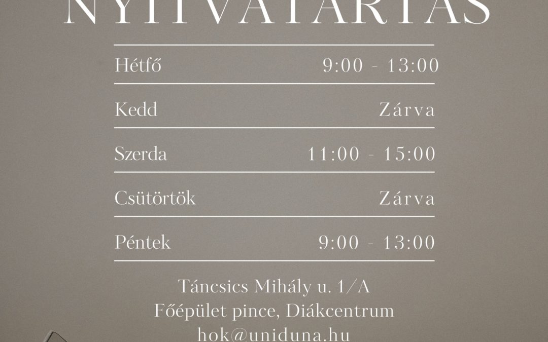 EHÖK Ügyeleti Idő 2025/26/2