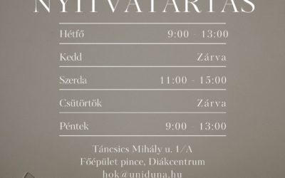 EHÖK Ügyeleti Idő 2025/26/2